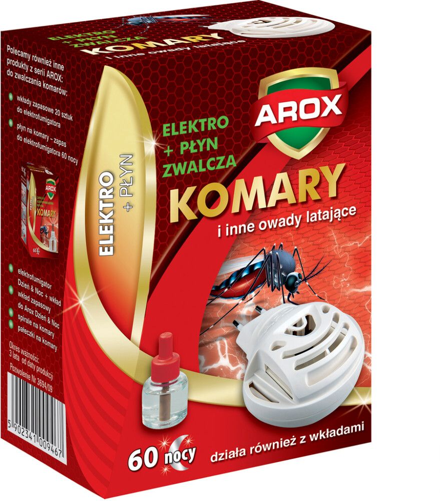 Sääsefumigaator Arox koos täitevedelikuga