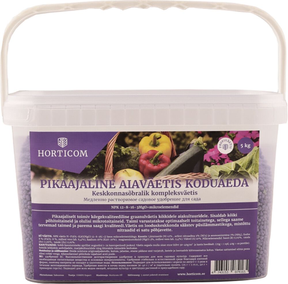 Aiaväetis pikaajaline 5 kg