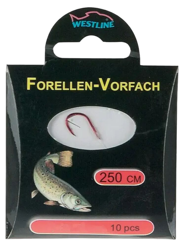 Konksud Forellenvorfach nr 6/0,25 10 tk