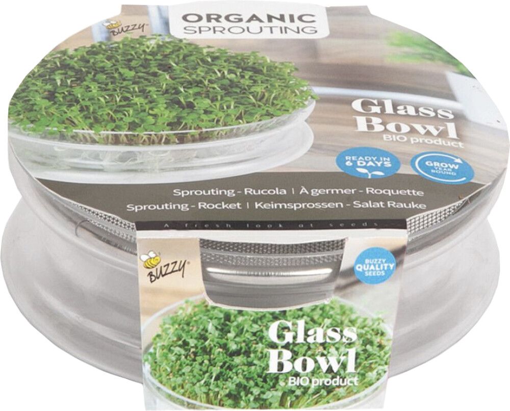 Idandamiskauss Buzzy® Organik rukola seemnetega Ø 14 cm