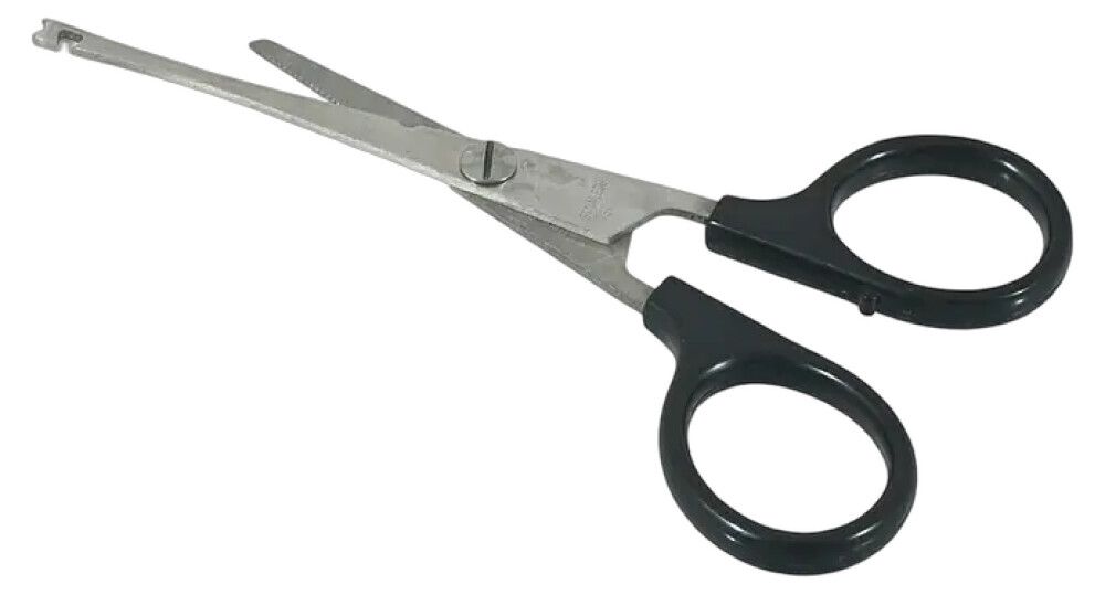 Käärid konksu vabastajaga 14,5 cm