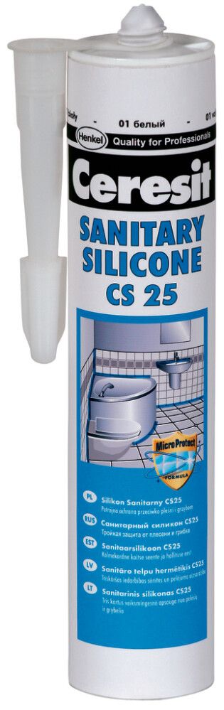 Sanitaarsilikoon Ceresit CS25 280 ml, Transparent 00
