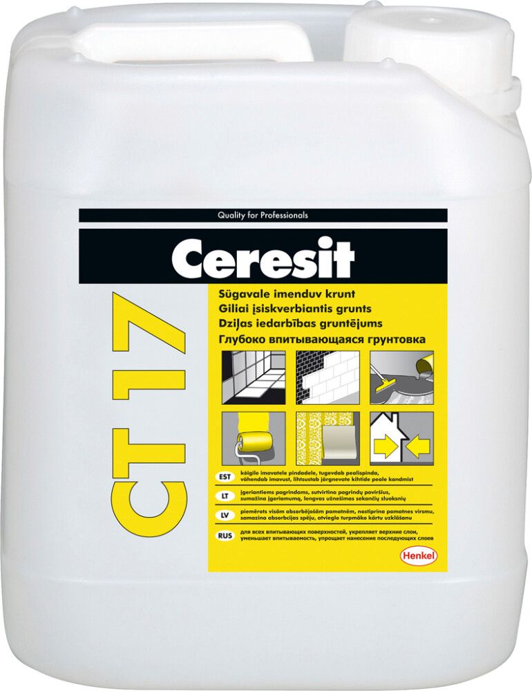 Niiskusetõke/krunt Ceresit CT 17, 10 l