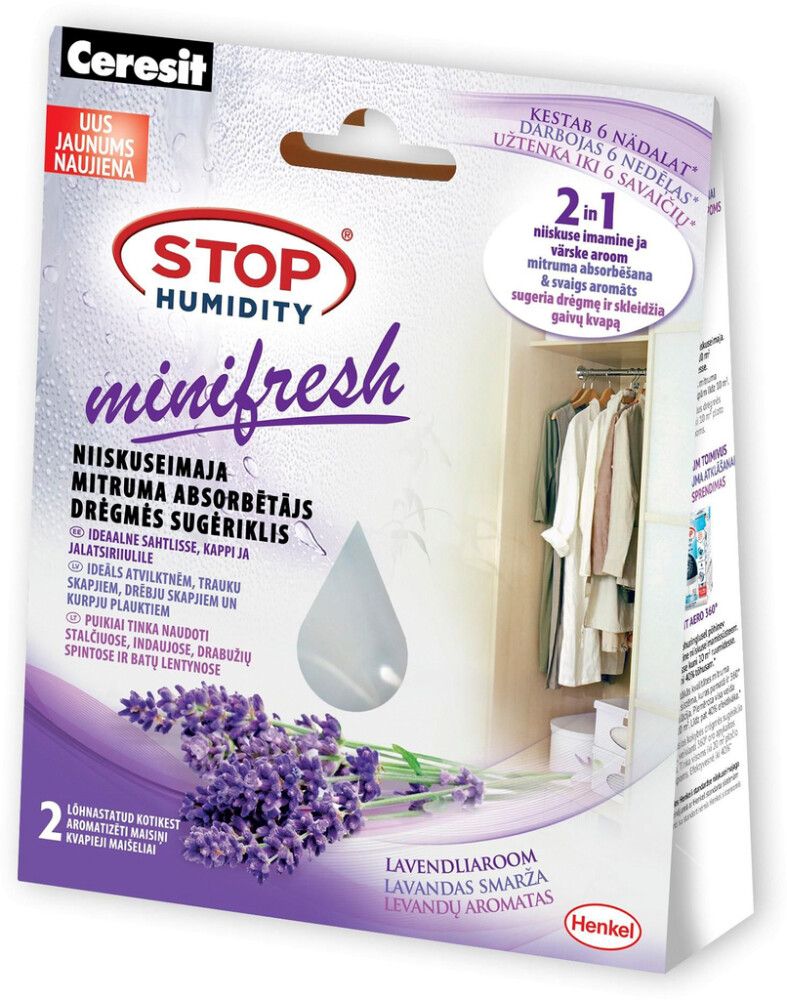 Niiskuseimaja Ceresit Stop Humidity Lavendel 2 x 50 g