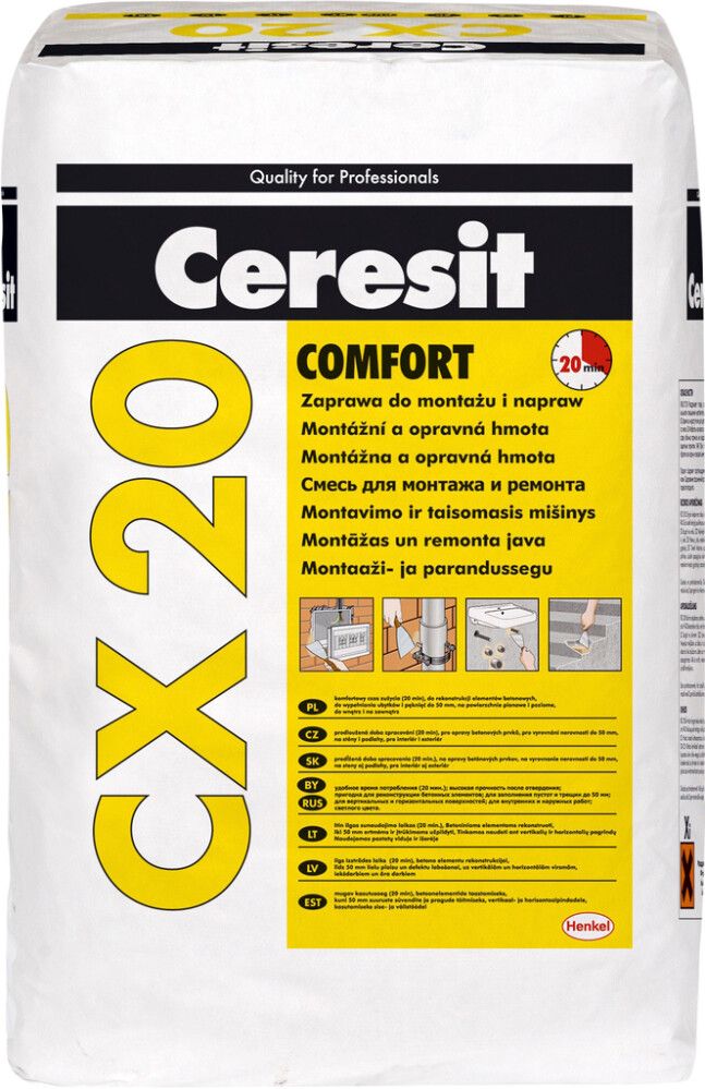 Montaaži- ja parandussegu Ceresit CX 20, 5 kg