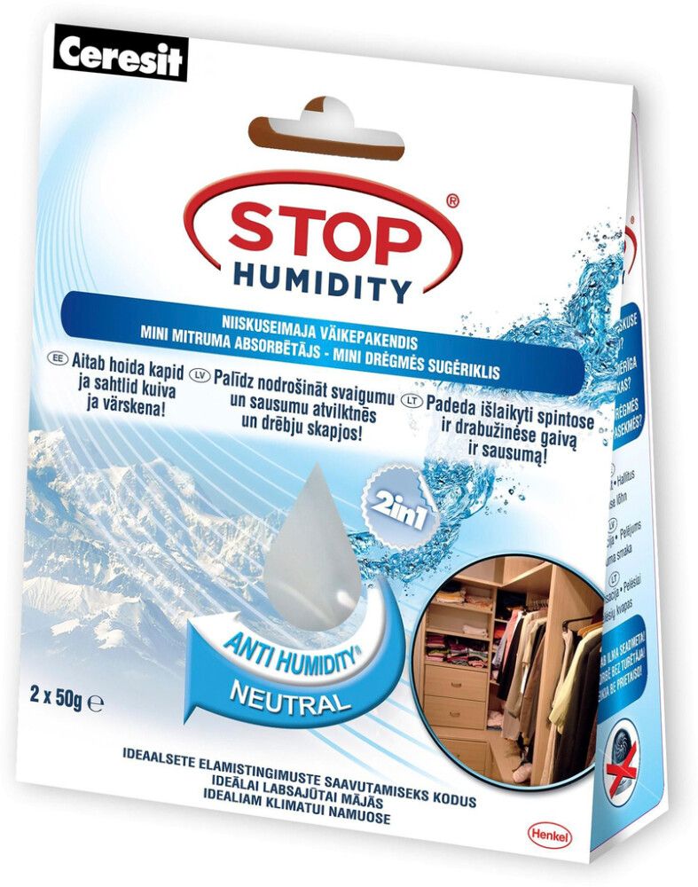 Niiskuseimaja Ceresit Stop Humidity Neutral 2 x 50 g