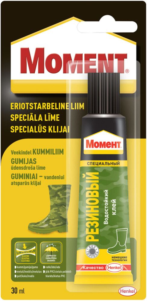 Kummiliim Moment Rubber 30 ml