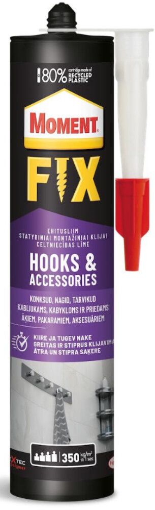 Ehitusliim kinnituskonksudele & tarvikutele Moment 440g