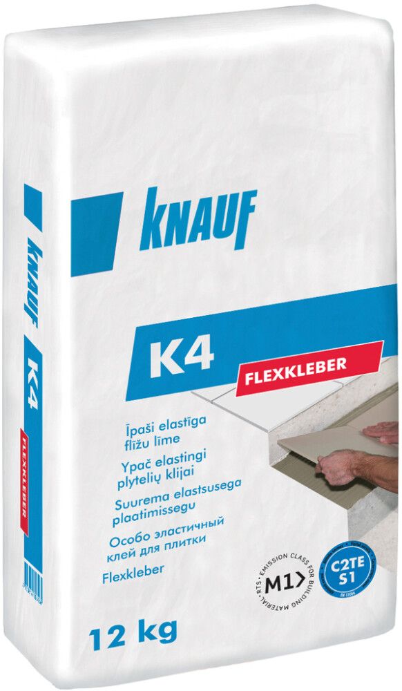 Elastne plaatimissegu Knauf K4 12 kg