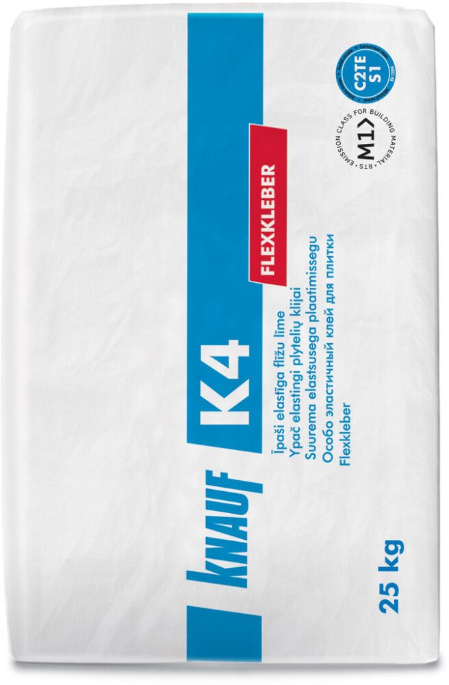 Elastne plaatimissegu Knauf K4 25 kg