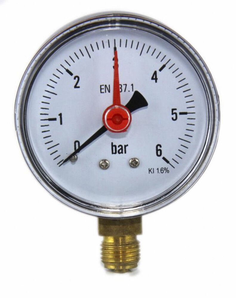 Manomeeter 0-10 bar ¼"