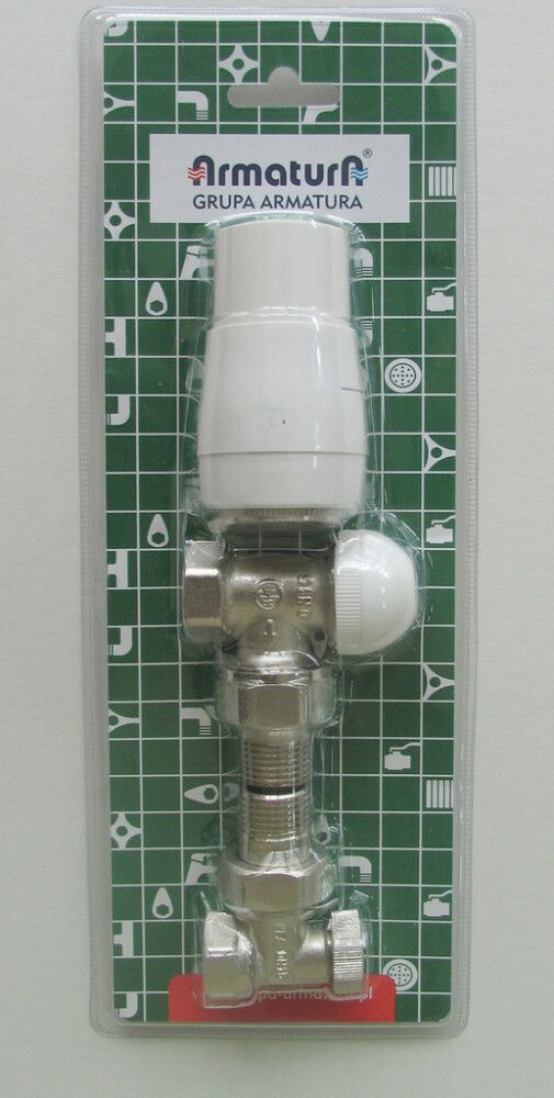 Radiaatori termoventiilide komplekt nurk 1/2"