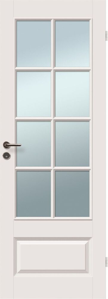 Siseuks Jari 8R valge, klaasiavadega