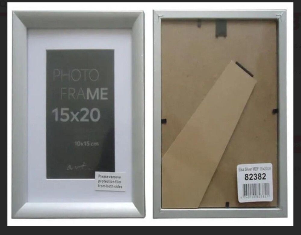 Fotoraam Elsa 10 x 15 cm, hõbedane