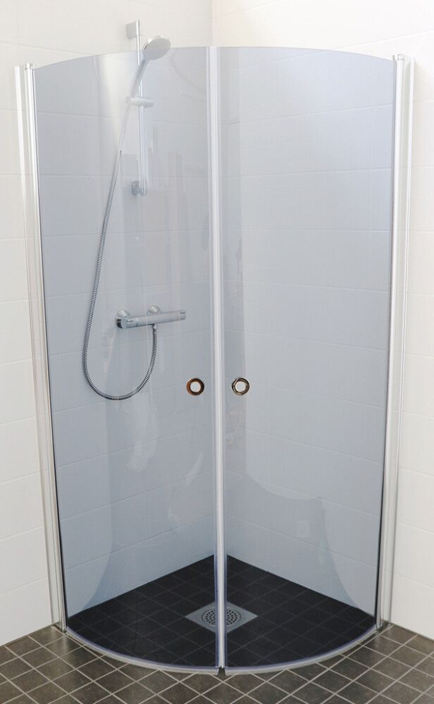 Dušinurk Nordium SK850H  85 x 85 cm suitsuklaas