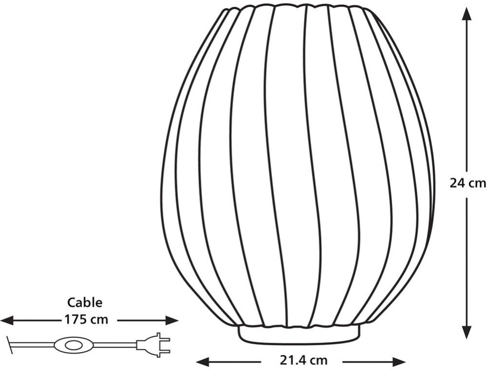 Lauavalgusti Philips MyCreation Eridit ovaal läbipaistev