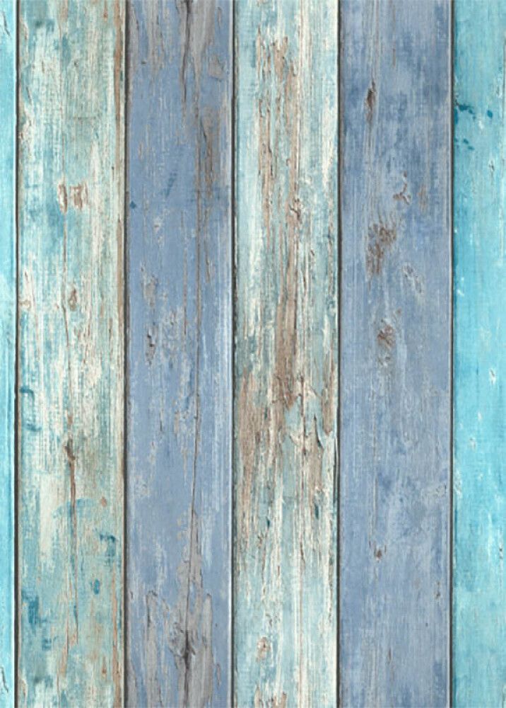 Fliistapeet Malibu Wood  10200-08, türkiis