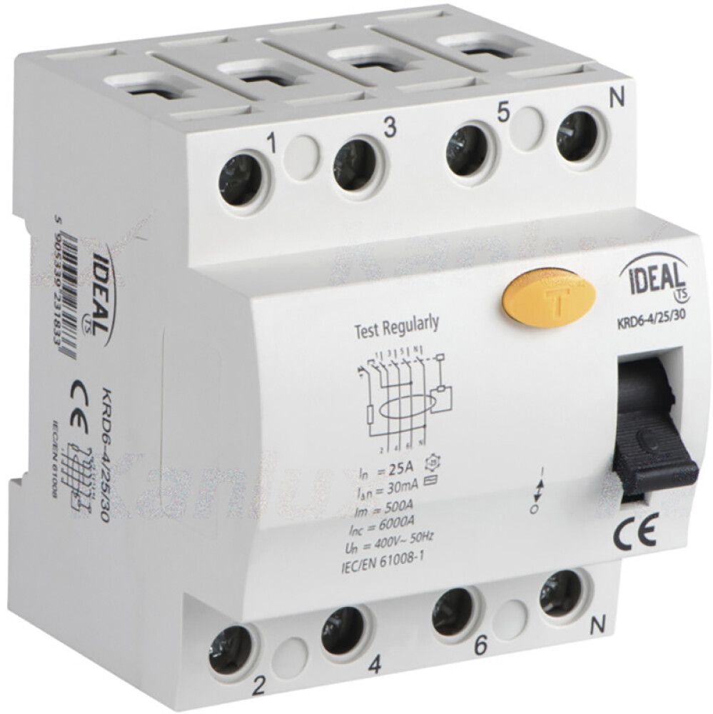 Rikkevoolukaitse Kanlux KRD6-4/25/30