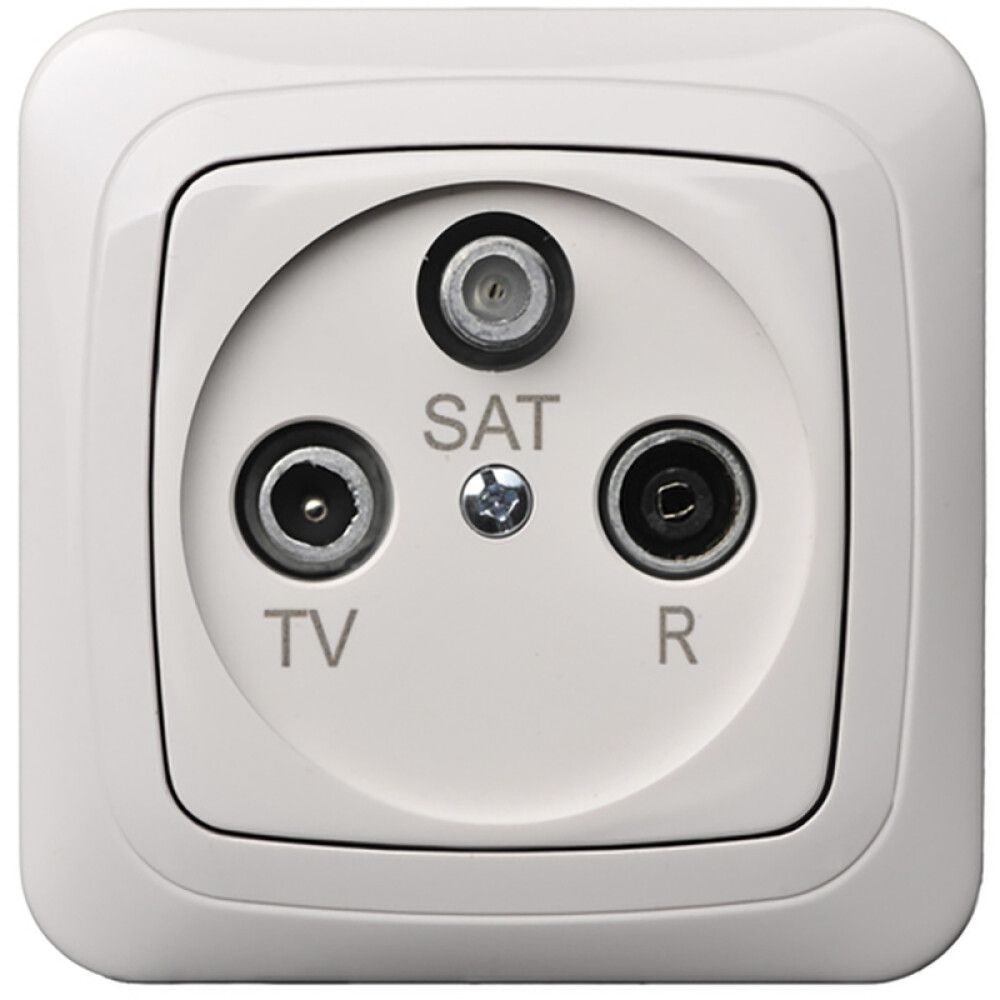 TV/RD/SAT pesa Alfa valge