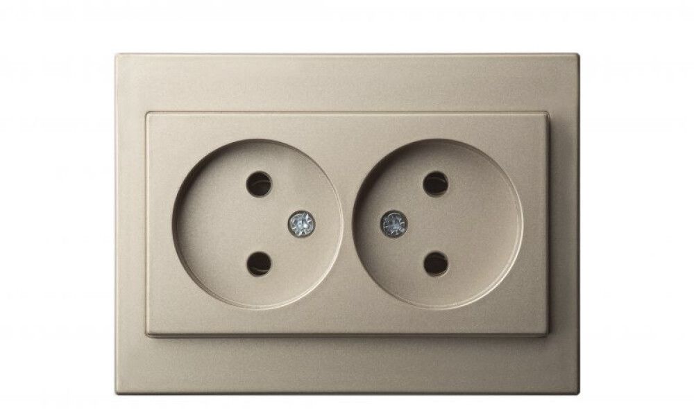 Maanduseta pistikupesa Epsilon 2-ne raamita šampanja