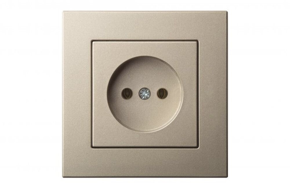 Maanduseta pistikupesa Epsilon raamita šampanja 16 A