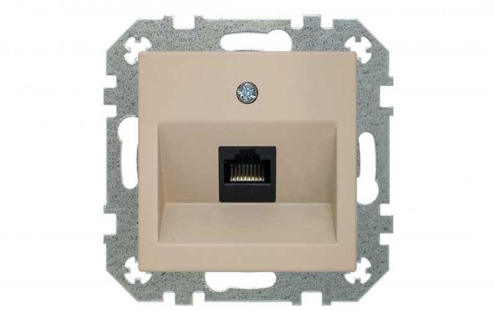 Arvutipesa Liregus Retro 1 x RJ45 CAT6, beež