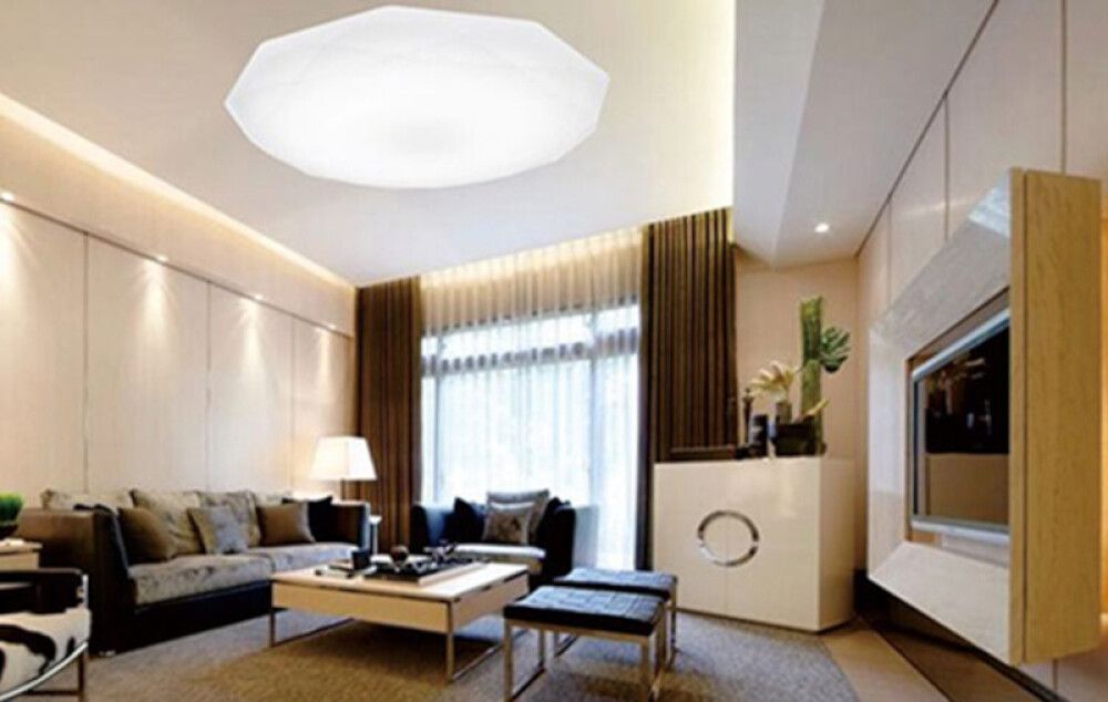 LED-plafoon Spector Light TUYA 47,5 cm valge