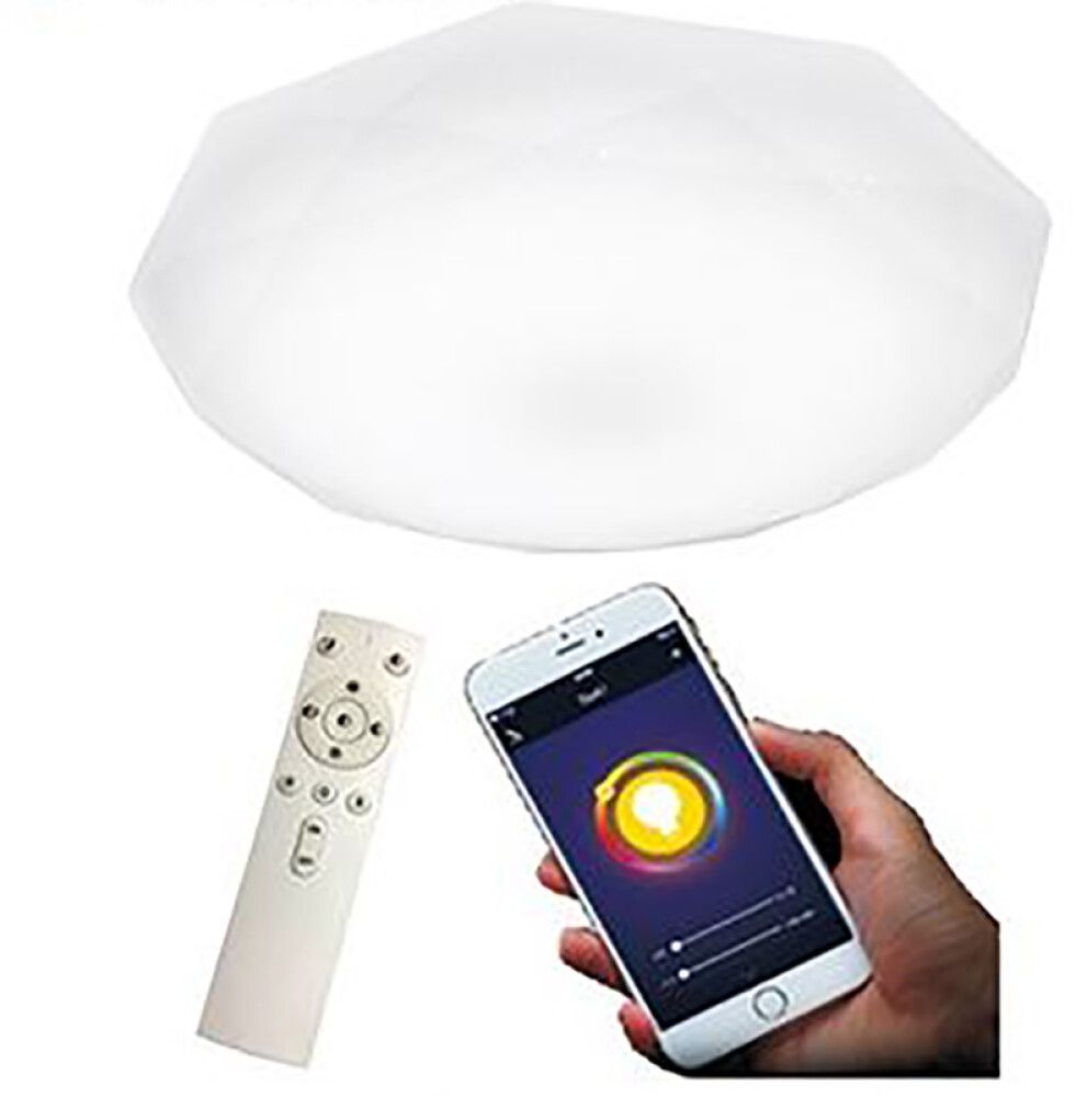 LED-plafoon Spector Light TUYA 47,5 cm valge