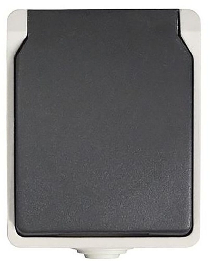 Pistikupesa 1-ne hall IP44