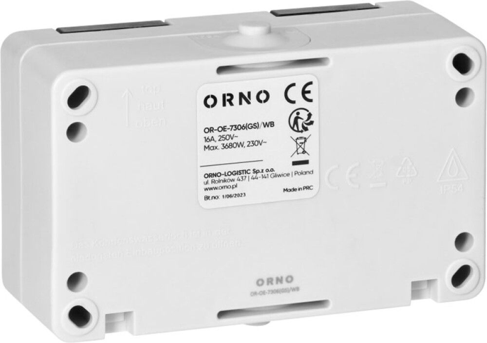 Pistikupesa kaitsmega 2-ne 2x2P+E, IP54 valge/must