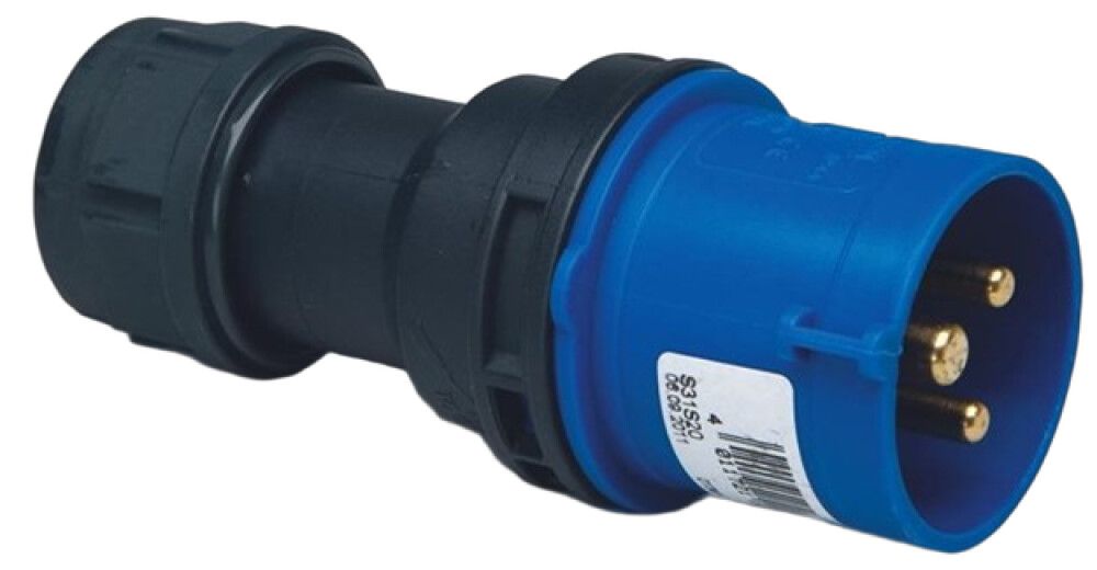 Tööstuslik pistikupesa ABL CEE 16 A / 230 V 3P IP44