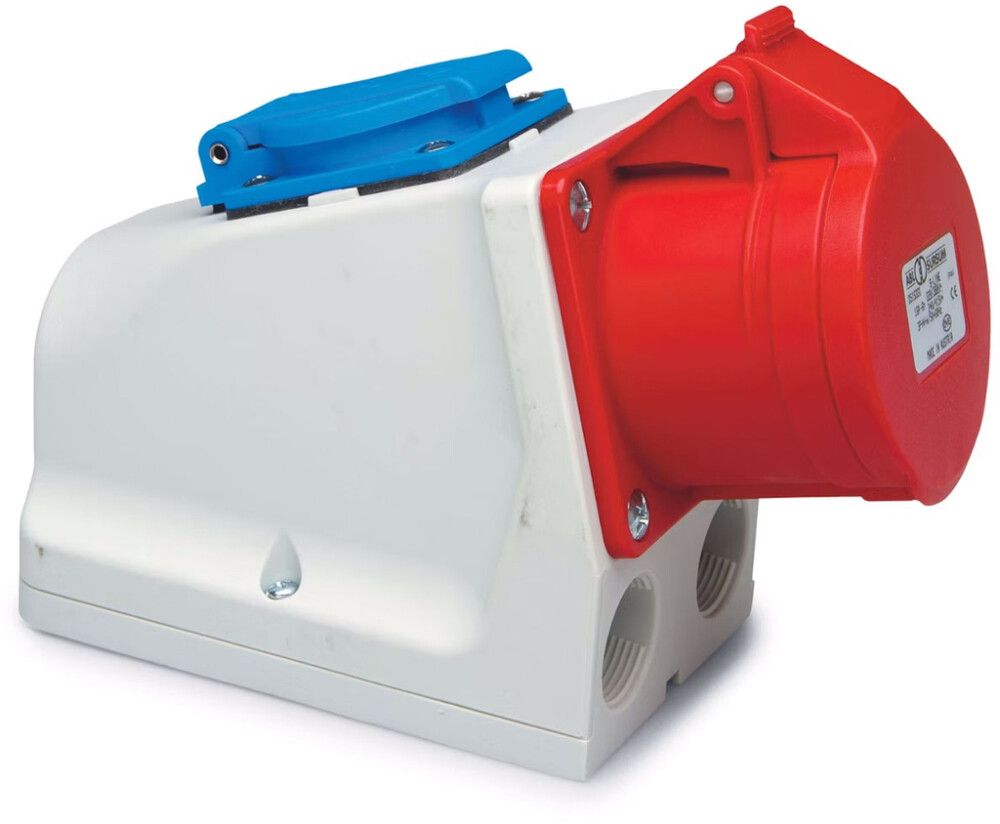 Pistikupesa ABL  CEE 416-6+SCHUKO IP44