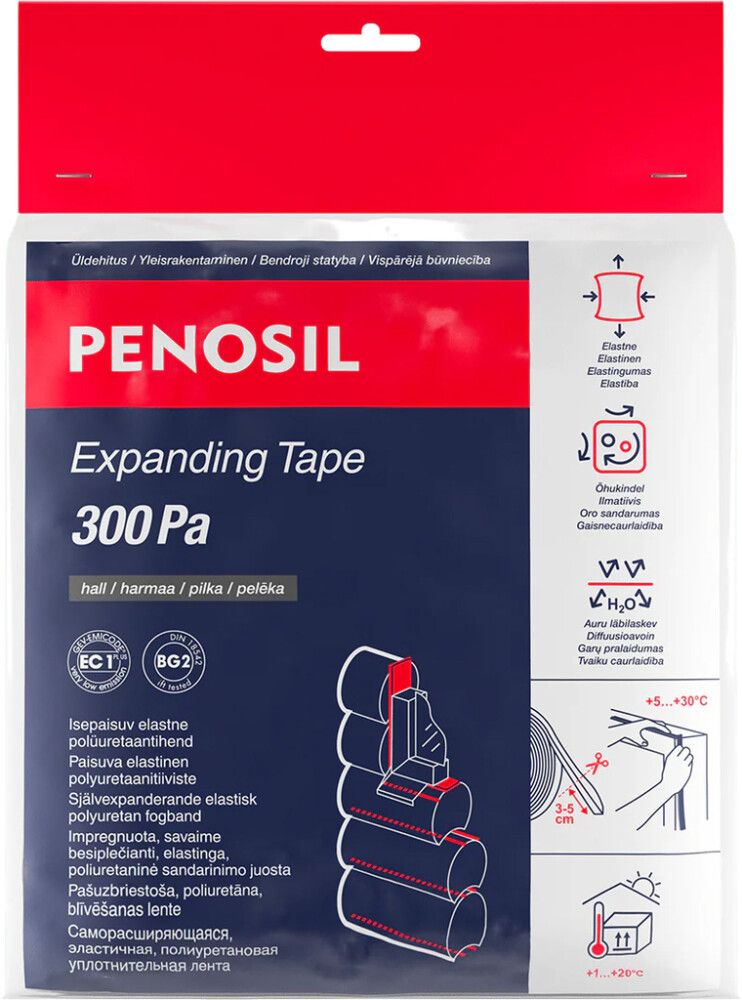 Isepaisuv tihend Penosil Expanding Tape 300Pa 15 mm x 8 m