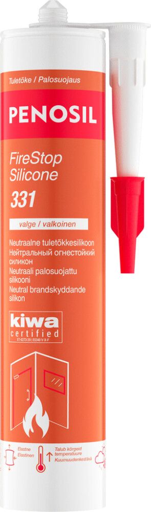 Tuletõkkesilikoon Penosil FireStop 331 300 ml valge