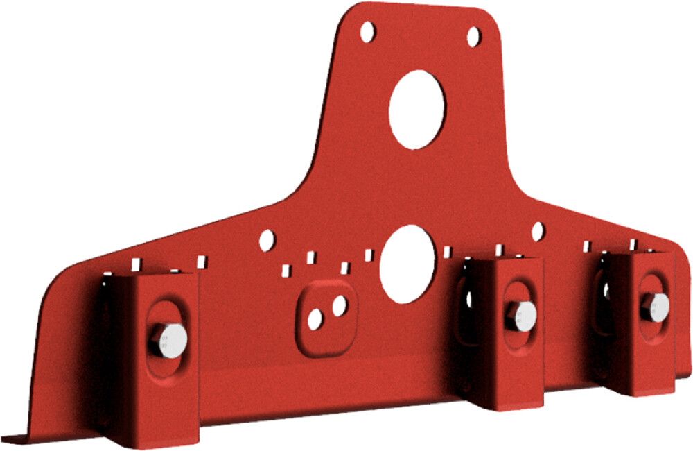 Lumetõkke/silla kinnituskomplekt Toode klassikule punane