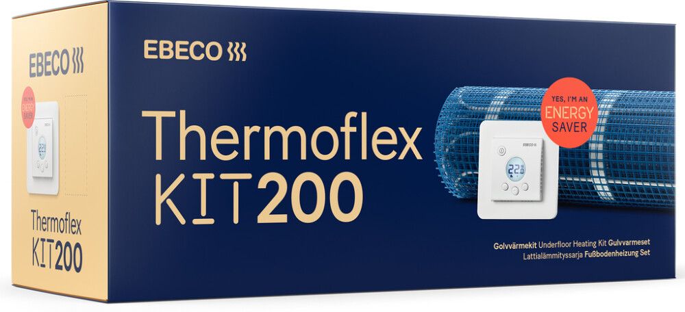 Põrandaküttekaabel Ebeco Thermoflex kit 200, 640 W