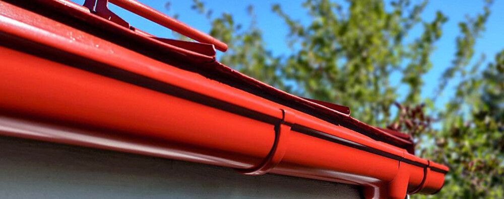 Vihmaveerenn Toode ümar 0,6 x 125 x 6000 mm punane