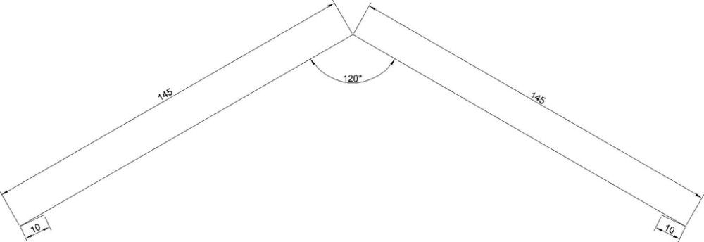 Harjaplekk Toode RR33 must 2500 mm