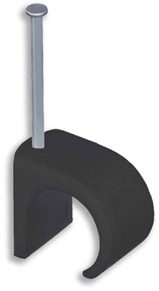 Kaabliklamber Baltplast BP KS 5-7 mm ümarale kaablile must 25 tk