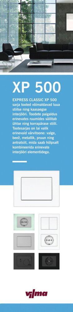 Dimmer XP500 Vilma, süv. hall