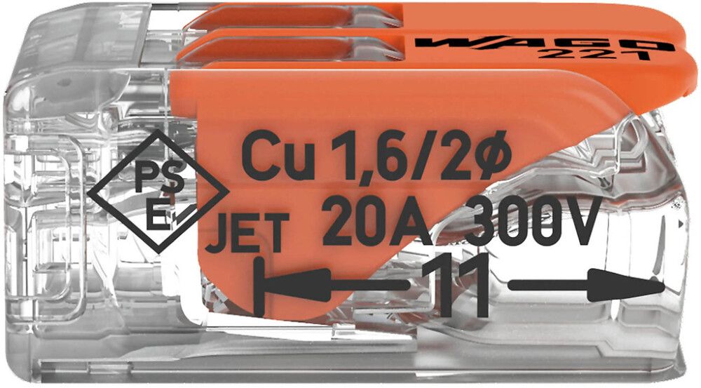 Klemmid Wago Compact 221-412 pakis 5 tk