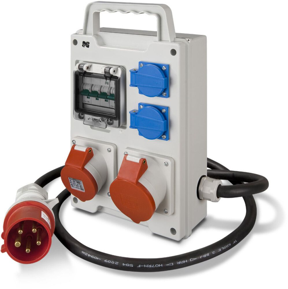 Töömaakilp Elektro-Plast 4 pesaga 400 W