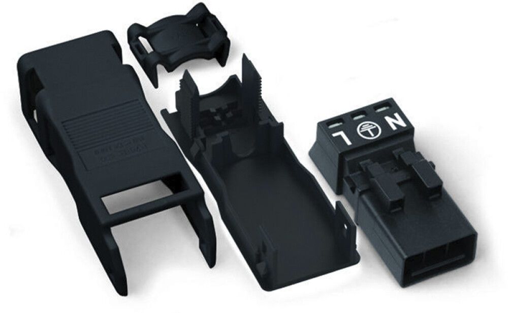 Pistikupesa Wago Winsta mini, 3 pistikut,1,50 mm²