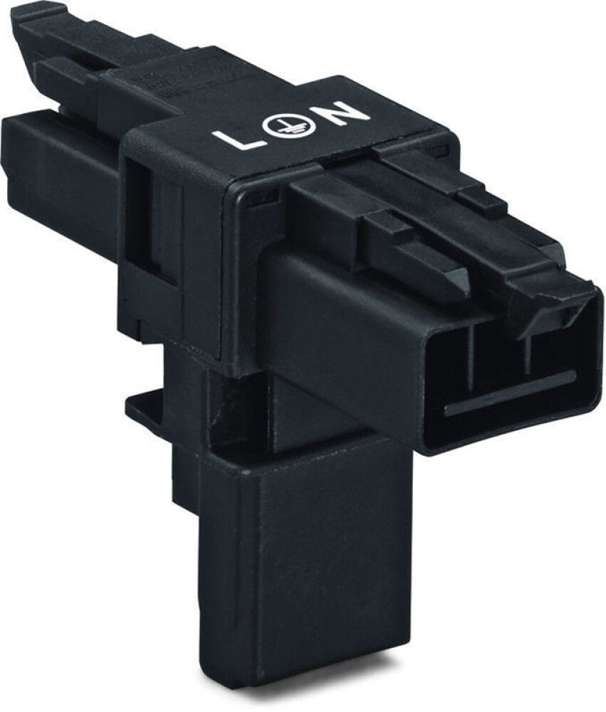 Pistikupesa Wago Winsta mini, T-jaotusega 1 sisend, 2 väljundit