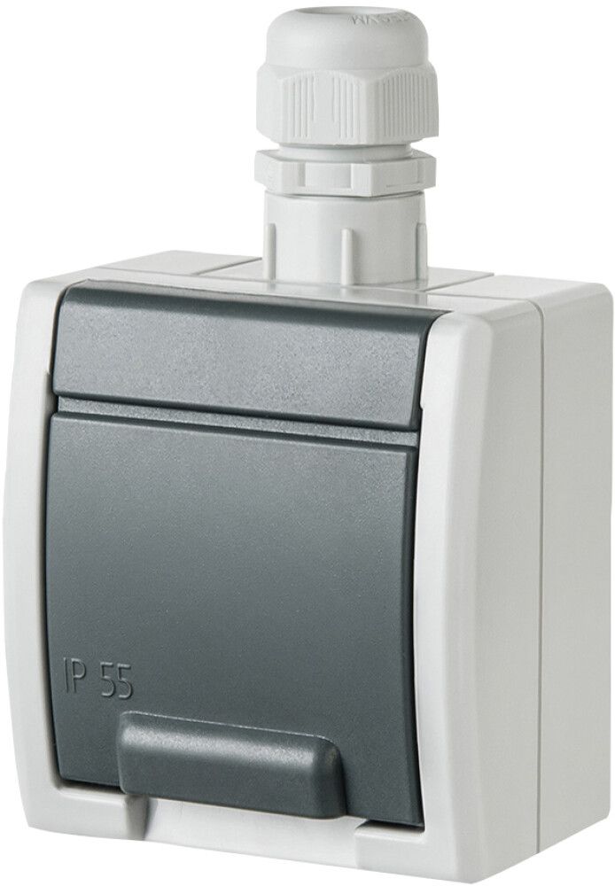 Pistikupesa Aquant 1-ne, maandusega