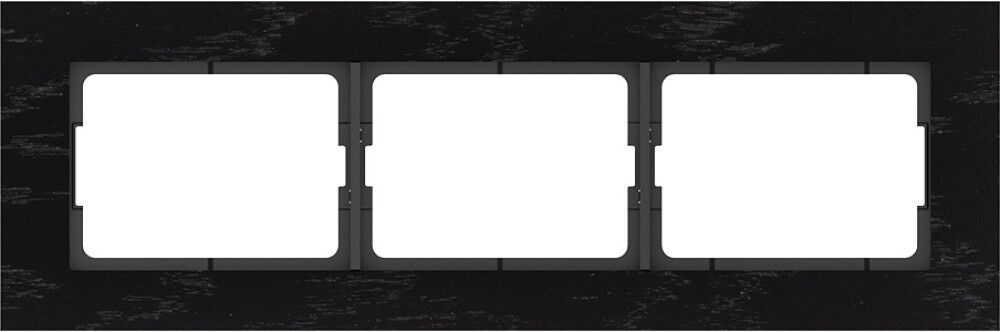 Raam XP 3-ne Vilma, must tamm