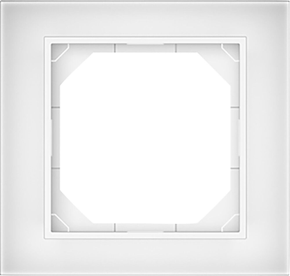 Montaažiraam Vilma Quadrum QR 1000 1-ne valge klaasist