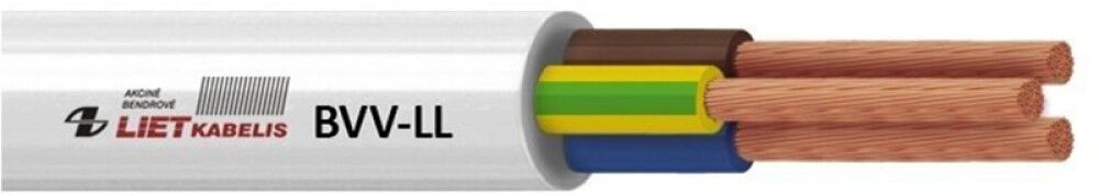 Kiudkaabel Lietkabelis BVV-LL 3G1,5 mm² 5 m