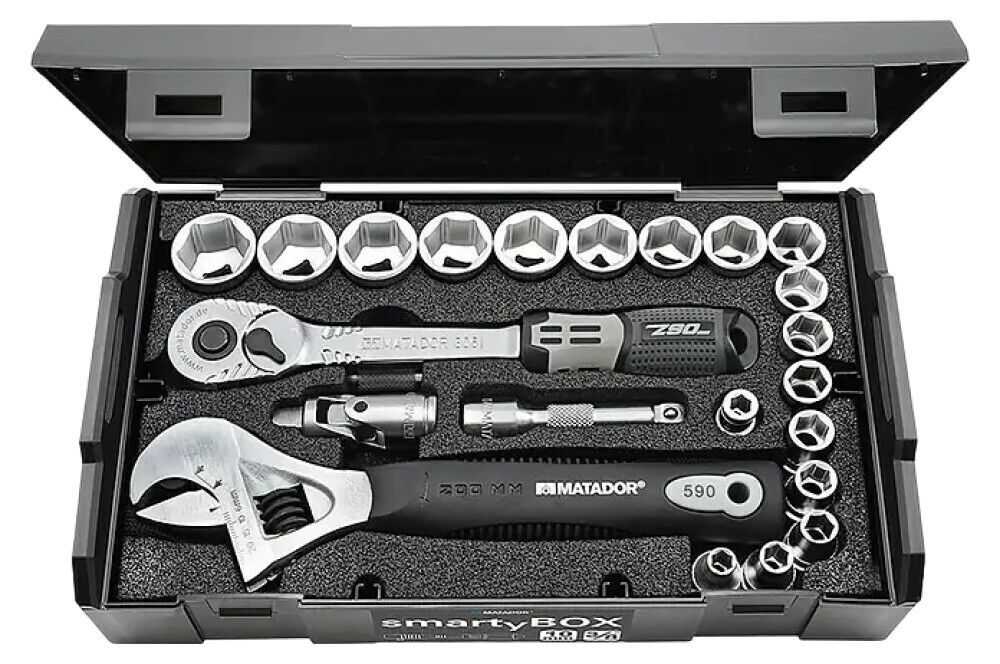 Padrunikomplekt Matador SmartyboxS2 3/8 26 osaline