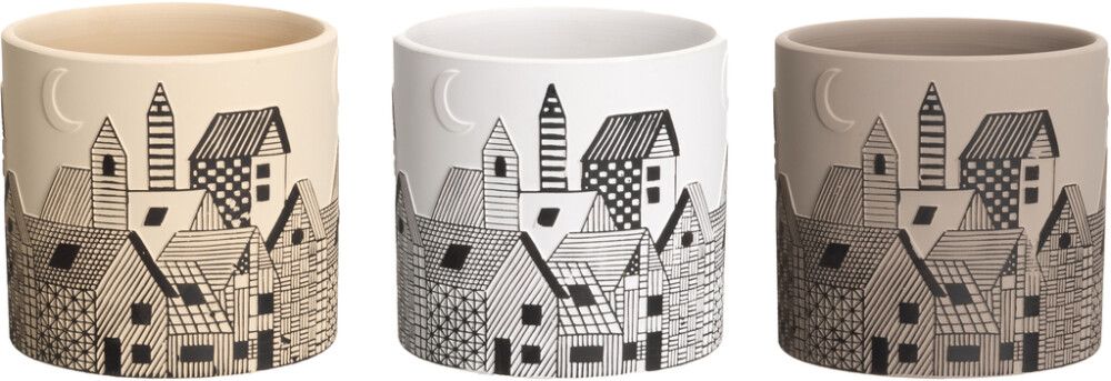 Ümbrispott City värvivalik 13,5 cm